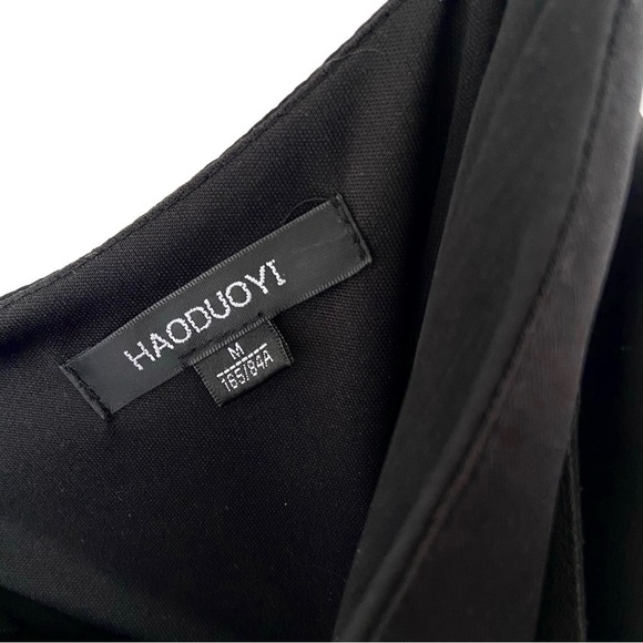 Low Scoop Back Long Plunging Maxi Dress - Picture 4 of 5